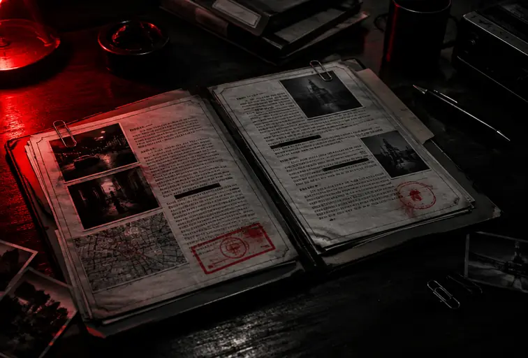 Exemplo de dossiê confidencial da Mistério Box