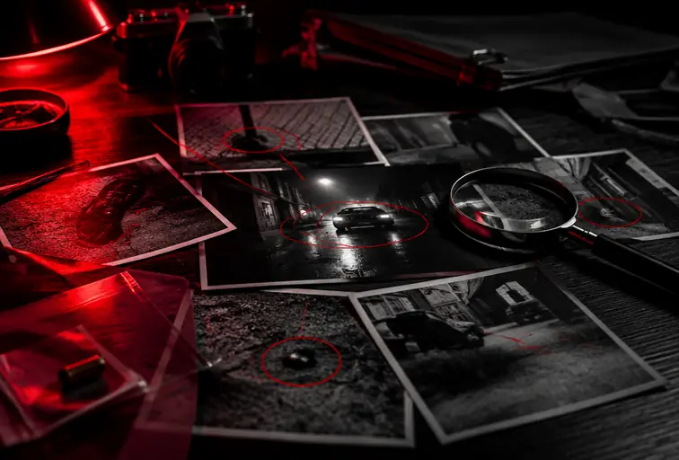 Exemplo de fotos da cena da Mistério Box